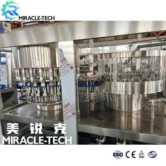 Bouteille en verre automatique de bouteille pour animaux de compagnie, eau potable/eau minérale/eau pure, lavage, capsulage, machine monobloc de remplissage pour l'embouteillage de l'usine de production d'eau