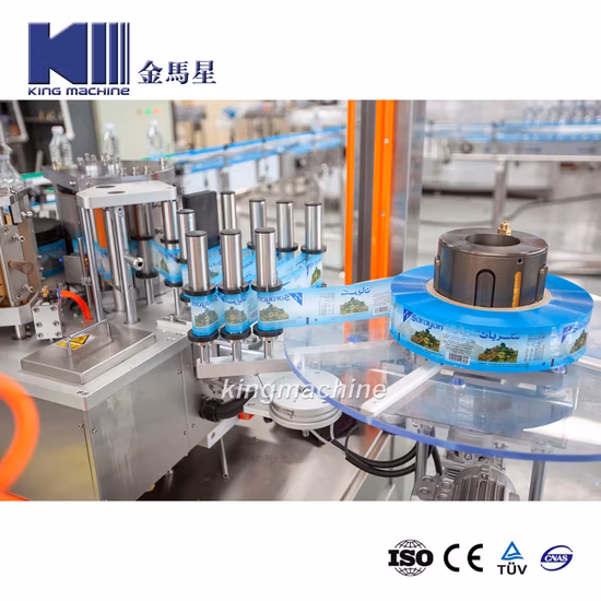 Colle thermofusible entièrement automatique OPP Pet bouteille en plastique ronde plate bouteille carrée boisson gazeuse jus de boisson bouteille d'eau potable machine d'emballage d'étiquetage